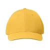 6 panel baseball sapka 160g/m² (Sárga)