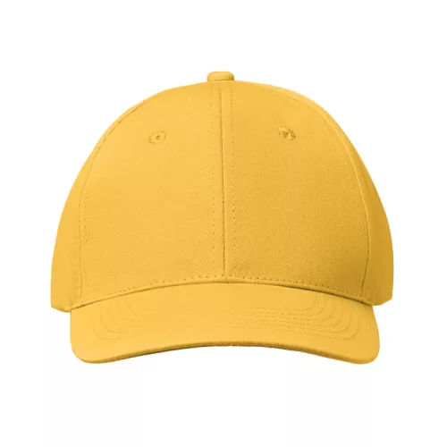 6 panel baseball sapka 160g/m² (Sárga)