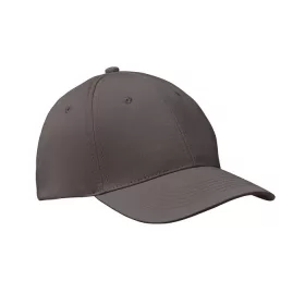 6 panel baseball sapka 160g/m² (Kőszürke)