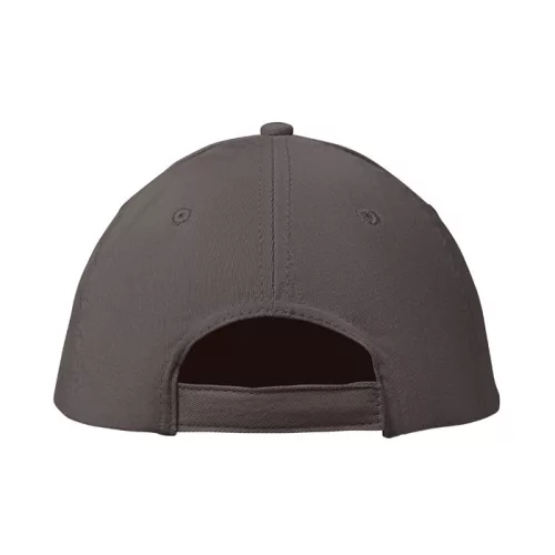 6 panel baseball sapka 160g/m² (Kőszürke)