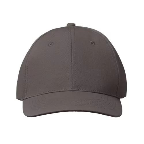 6 panel baseball sapka 160g/m² (Kőszürke)