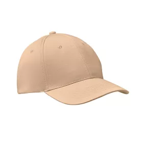 6 panel baseball sapka 160g/m² (Elefántcsont)
