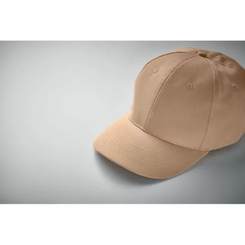 6 panel baseball sapka 160g/m² (Elefántcsont)