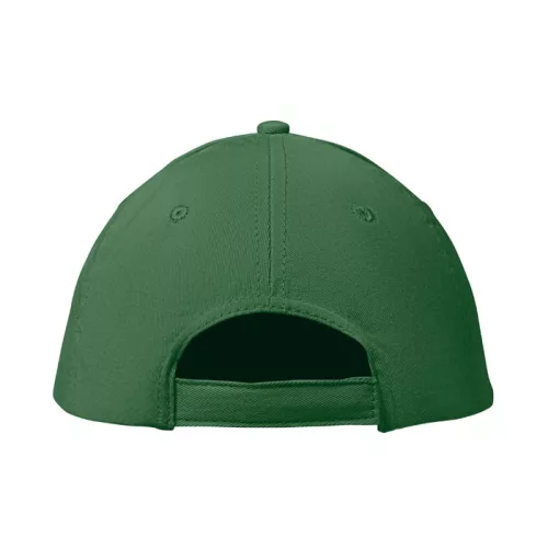 6 panel baseball sapka 160g/m² (Sötétzöld)