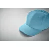 6 panel baseball sapka 160g/m² (Babakék)