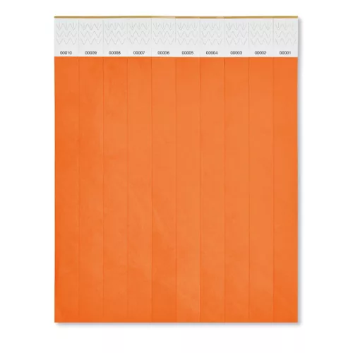 Tyvek® rendezvény karszalag ív (Narancssárga)