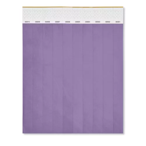 Tyvek® rendezvény karszalag ív (Lila)