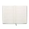 A5 vonalas PU borítós notesz (Fekete)