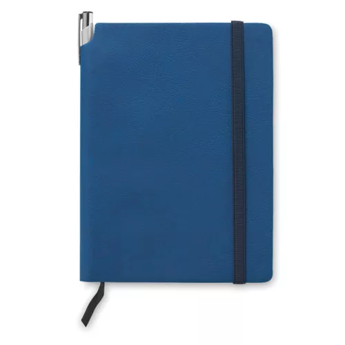 A5 vonalas PU borítós notesz (Kék)
