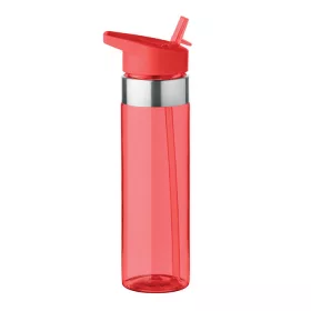 Tritán kulacs, 650 ml (Áttetsző Piros)