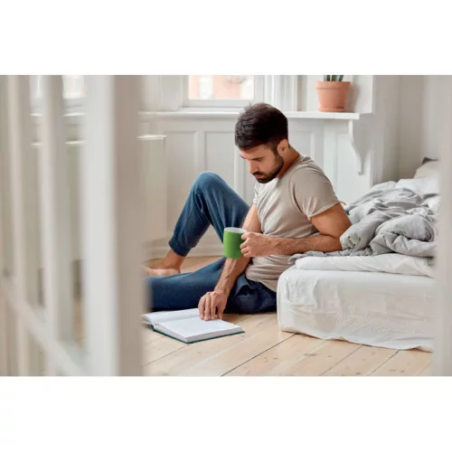 Színes kerámia bögre, 290 ml (Zöld)