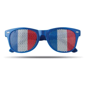 Napszemüveg mintás lencsével (Királykék)