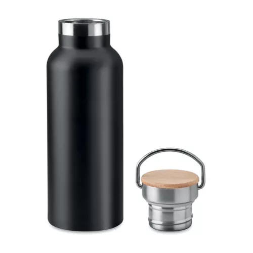 Duplafalú termosz, 500 ml (Fekete)