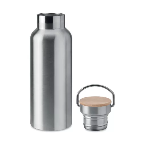 Duplafalú termosz, 500 ml (Matt Ezüst)