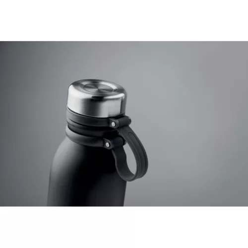 Duplafalú kulacs, 600 ml (Fekete)