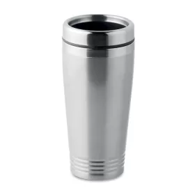 Duplafalú úti bögre 400 ml (Matt Ezüst)
