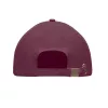 6 panel baseball sapka 270g/m² (Bordó)