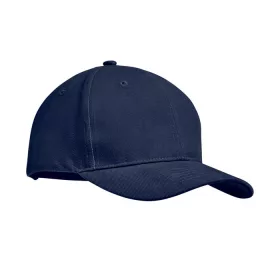 6 panel baseball sapka 270g/m² (Kék)