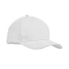 6 panel baseball sapka 270g/m² (Fehér)