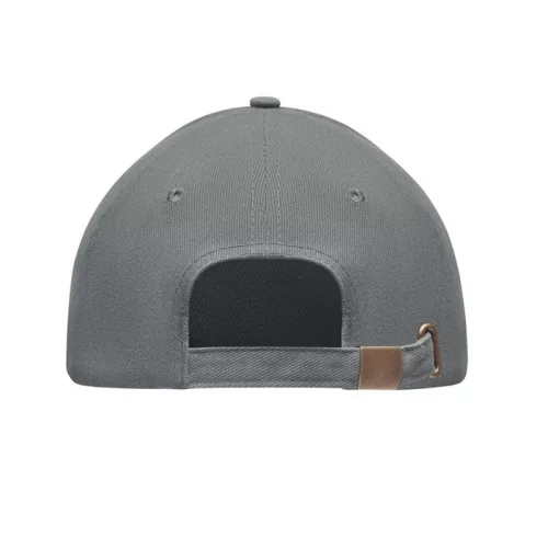 6 panel baseball sapka 270g/m² (Szürke)
