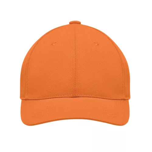 6 panel baseball sapka 270g/m² (Narancssárga)