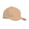 6 panel baseball sapka 270g/m² (Bézs)