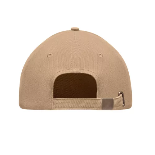 6 panel baseball sapka 270g/m² (Bézs)