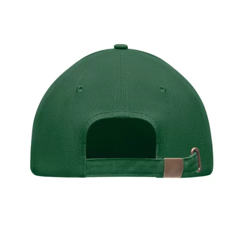 6 panel baseball sapka 270g/m² (Sötétzöld)
