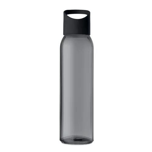 Üveg palack 470 ml (Fekete)