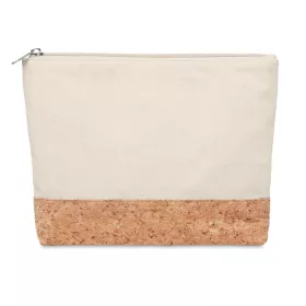 Parafa & pamut kozmetika táska (Bézs)