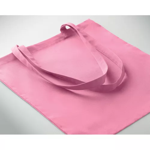 Pamut bevásárlótáska, 180 g (Babarózsaszín)