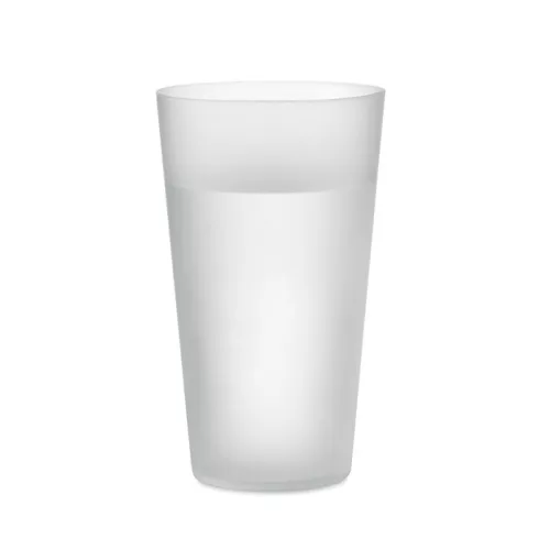 Többsz haszn rend.pohár 500ml (Áttetsző Fehér)