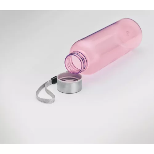 RPET palack, 500 ml    MO9910-2 (Áttetsző Rózsaszín)