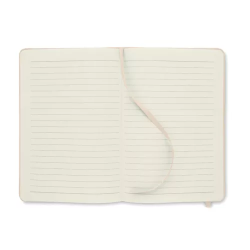 A5 vonalas notesz RPET borító (Törtfehér)