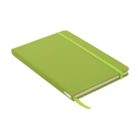A5 vonalas notesz RPET borító (Lime)