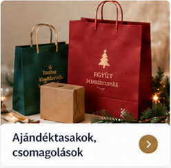 Ajándéktasakok, csomagolások